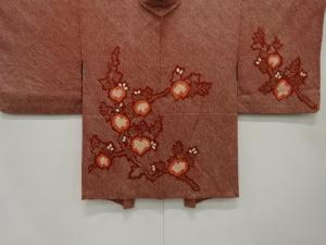 本総絞り　蔦の葉模様　絵羽織